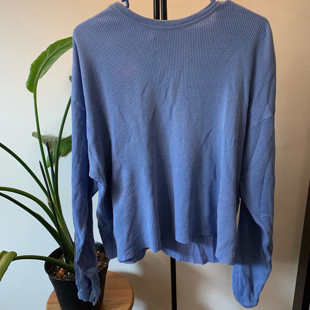 Medium GAP Baby Blue Men's Long Sleeve Thermal